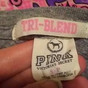 Pink vs true blend v neck t